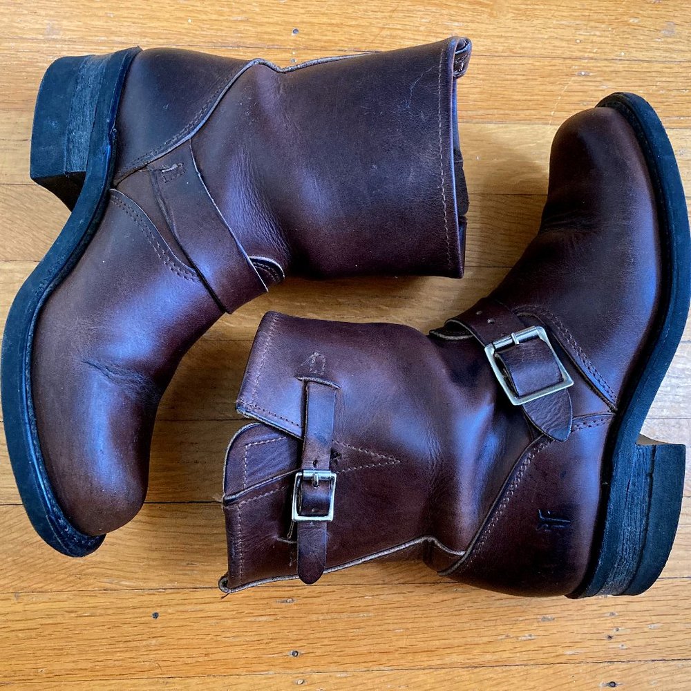 Frye ankle boots / Engineer 8R / size 7 / Made in USA